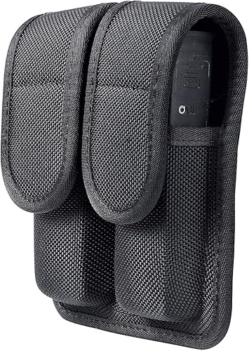 Miniatura 7 de TAFTACFR Funda moldeada de doble bolsa con cargadores de doble y una sola pila .380, 0.354 in y 40 Cal para S&W M&P Ruger Glock Walther H&K