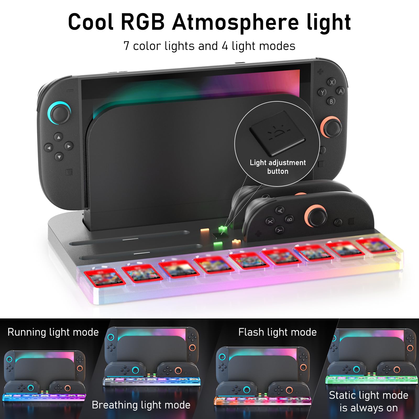 Switch Lite+充電器＆ケース付き スイッチ ライト ケース Switch Lite 保護 持ち運び キット 9点セット