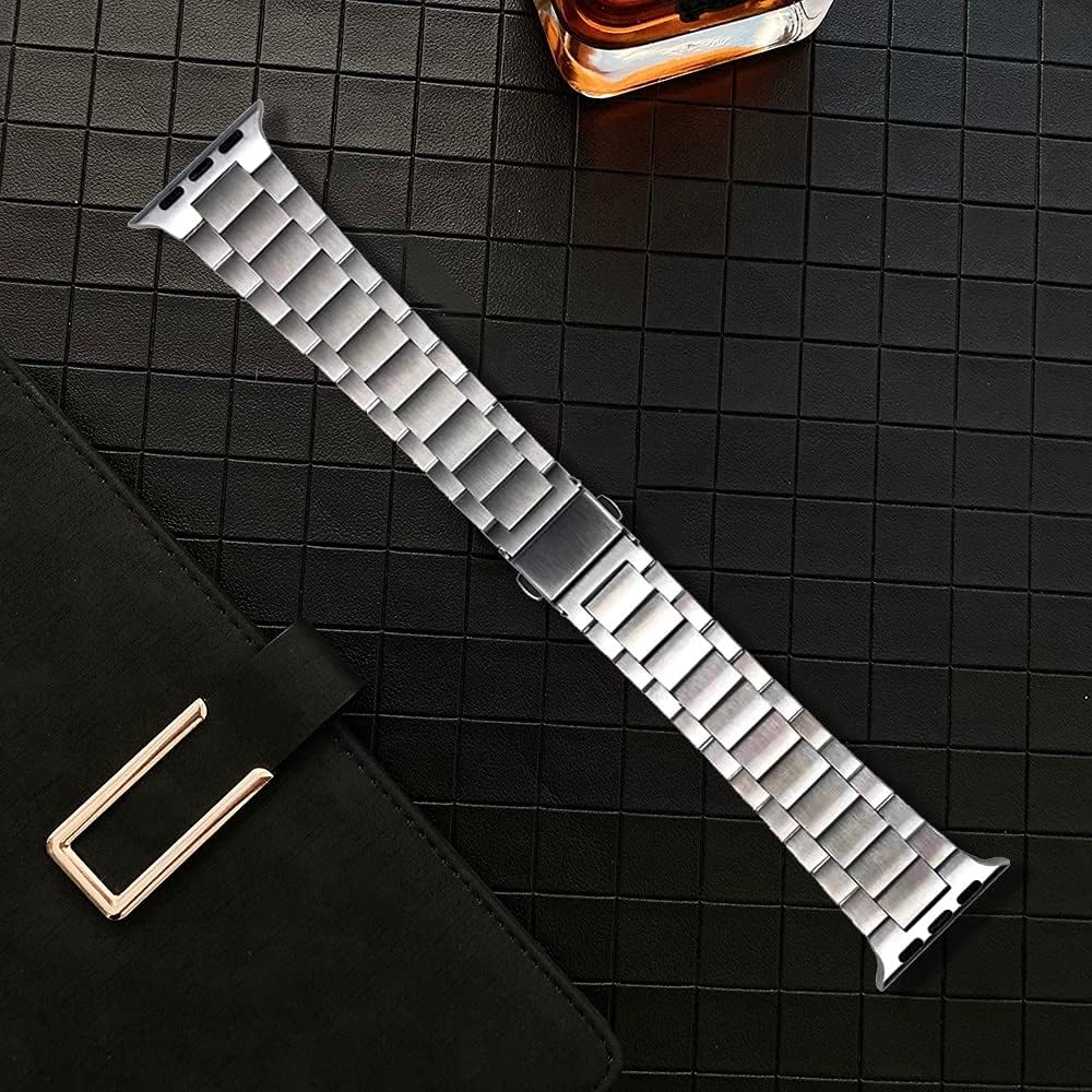 Strap+Case for Apple Watch Strap 40mm 38mm 44mm 42mm Drop Resistant Stainless Steel Bracelet for Apple Watch 8 7 6 SE 5 4 3 2 Series