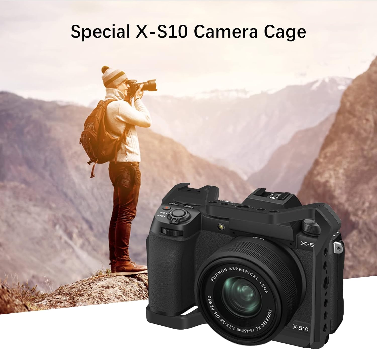 Fuji XS10 Camera Cage - XS10 X-S10 Camera Cage Case