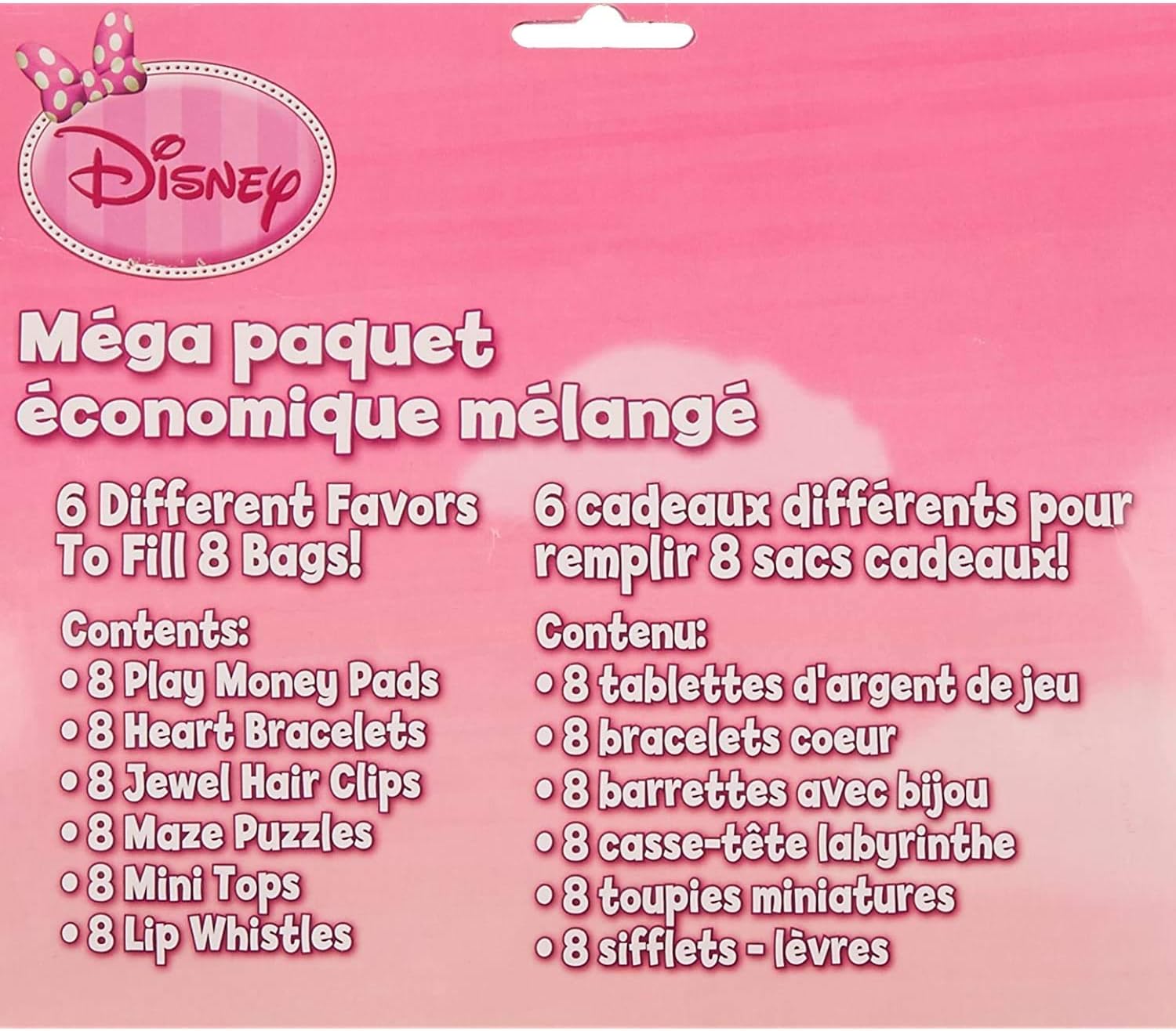 Amscan Minnie Mouse Forever Mega Mix Value Pack Favor - 48 Pcs. : Home & Kitchen