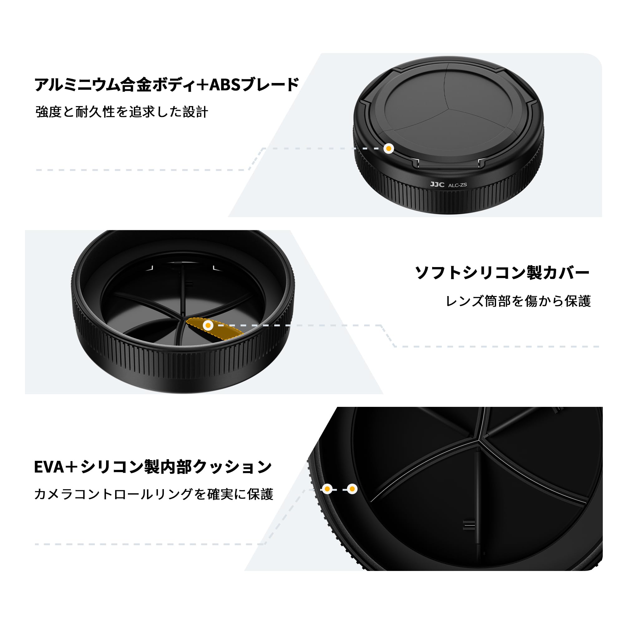 Amazon | JJC Panasonic LUMIX TZ99 / ZS99 専用 オートレンズキャップ