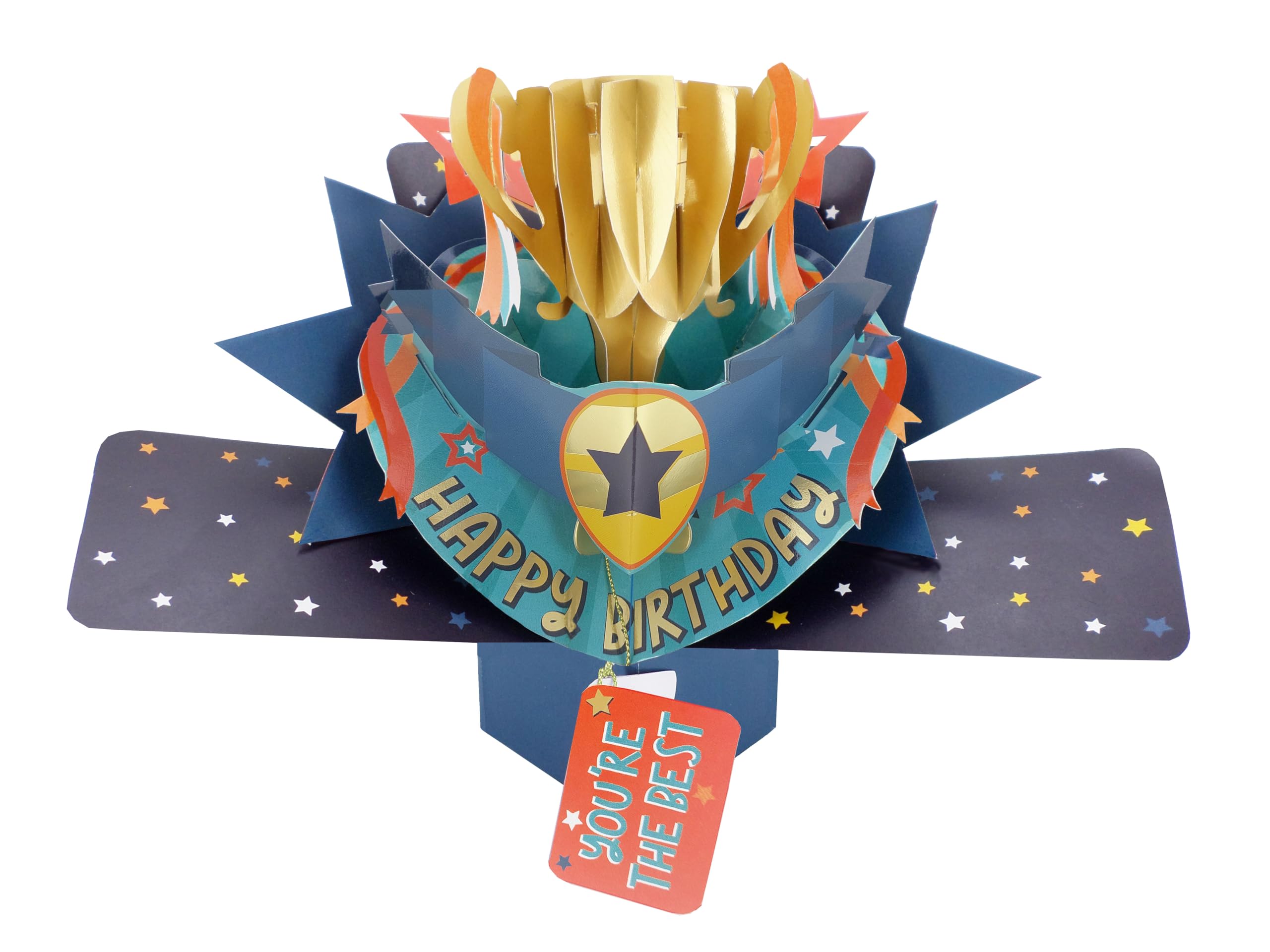 Happy Birthday Trophy Pop UP Card 3D Greeting Card POP243
