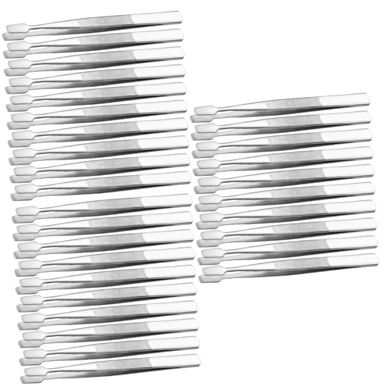 FOMIYES Set Di 3 Pinzette Oblique Per Sopracciglia Timbri E Ciglia 10 Pezzi * 3