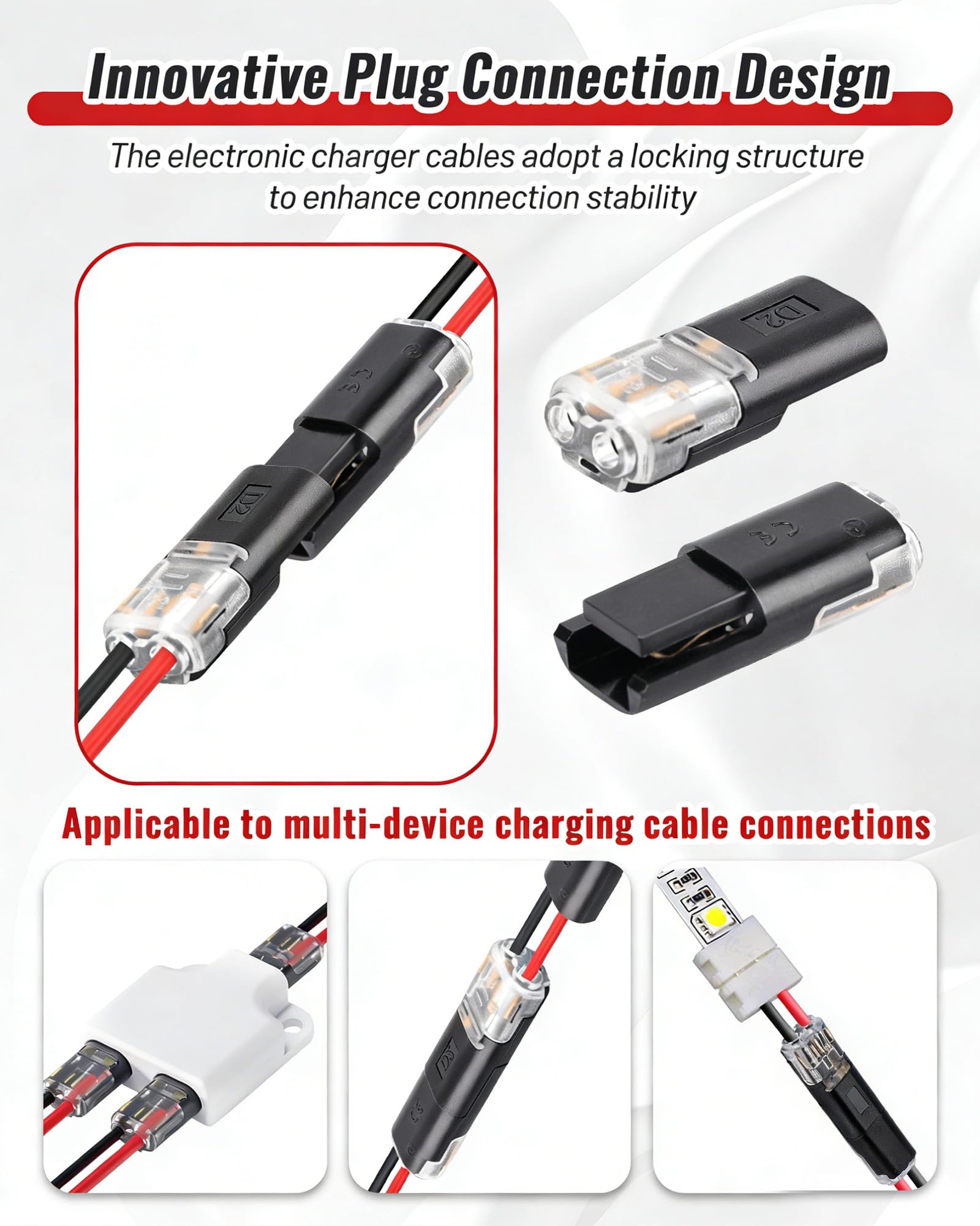 Low Voltage Wire Connectors - 20 Pack -3