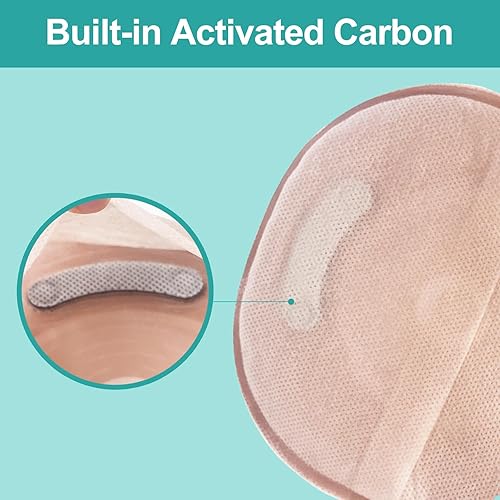 Miniatura 3 de Bolsas de colostomía, 20 piezas de suministros de ostomía de dos piezas drenables bolsa de ostomía convexa para el cuidado del estoma de ileostomía,