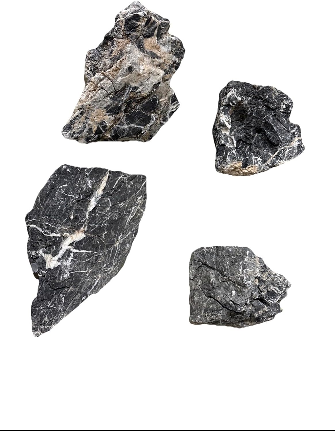 Premium Aquascaping Rocks for Freshwater & Planted Aquariums - Seiryu, Large 8"+, 35 lb