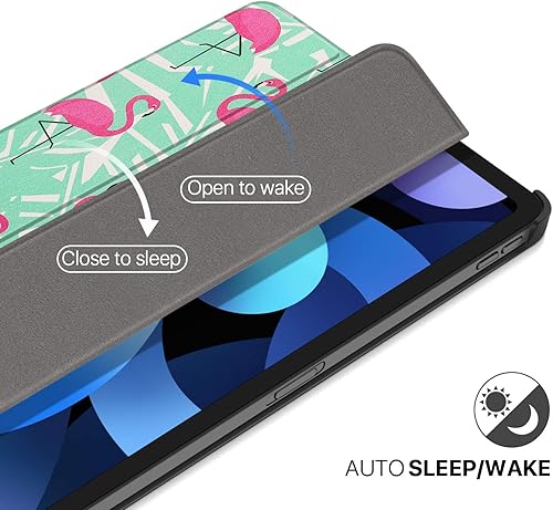 Miniatura 7 de TNP - Funda para iPad Air de 11 pulgadas M2 6 2024, 5 4 generación (2022 2020), funda de flamenco de 10.9 pulgadas con soporte para lápiz para Apple