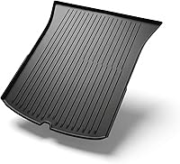 Vista 9 de Revestimientos de carga para todo tipo de clima para el nuevo Tesla Model Y Juniper 2025 2026 Alfombrilla de maletero con alfombrillas de bandeja