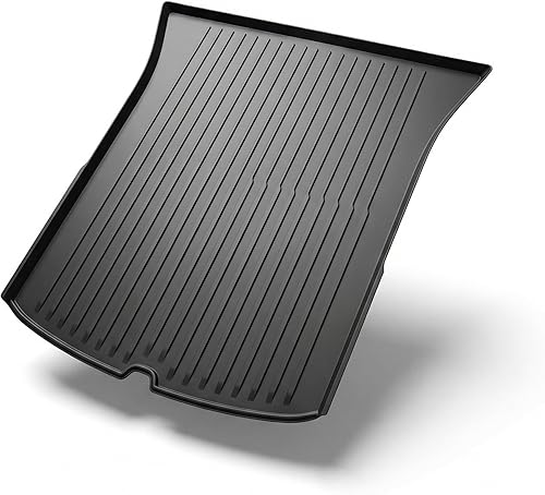 Miniatura 9 de Revestimientos de carga para todo tipo de clima para el nuevo Tesla Model Y Juniper 2025 2026 Alfombrilla de maletero con alfombrillas de bandeja