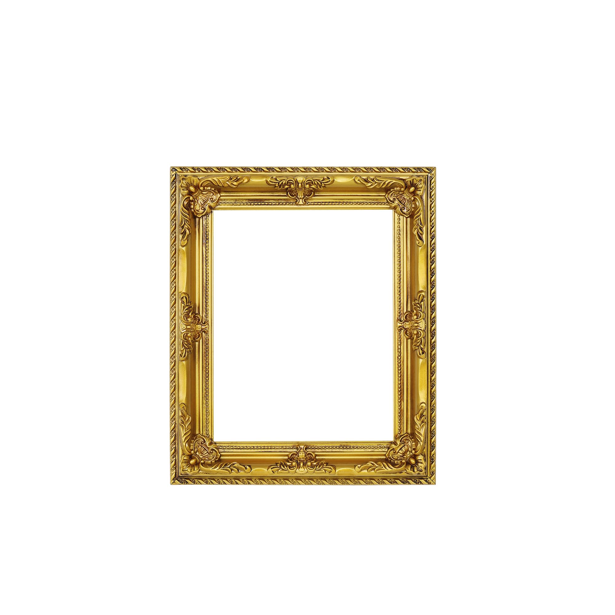 6 Stück Acryl-Bilderrahmen 20,3x25,4 Cm – Goldene Kanten, Selbststehend, Für Fotos, Menüs, Tischnummern