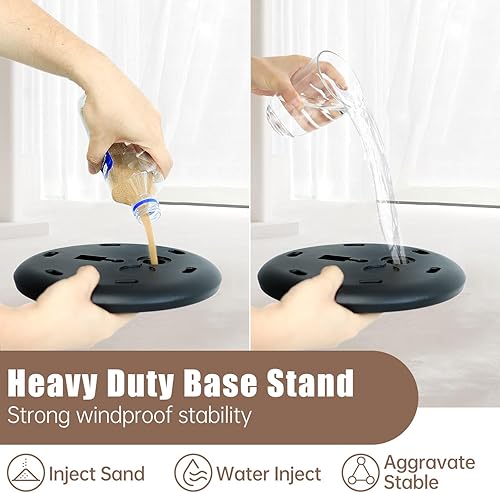 Miniatura 5 de Soporte de suelo para letreros  8.5 x 11 pulgadas, soporte para letreros para exhibición, soporte de letrero ajustable, vista vertical y horizontal,