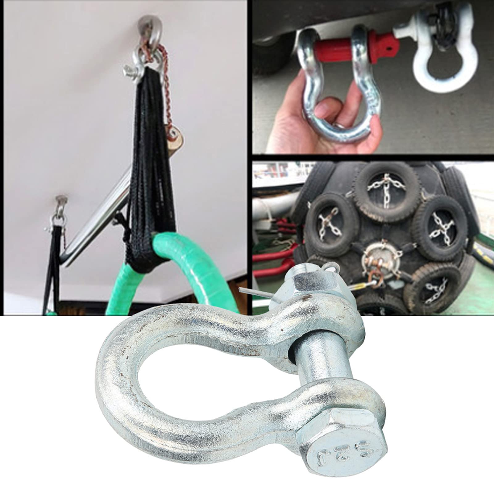 4.75t Alloy Steel Anchor Shackle, Resistant, High Strength with Nut, Available in Four for Ship Lifting Machine Parts (3.25t)