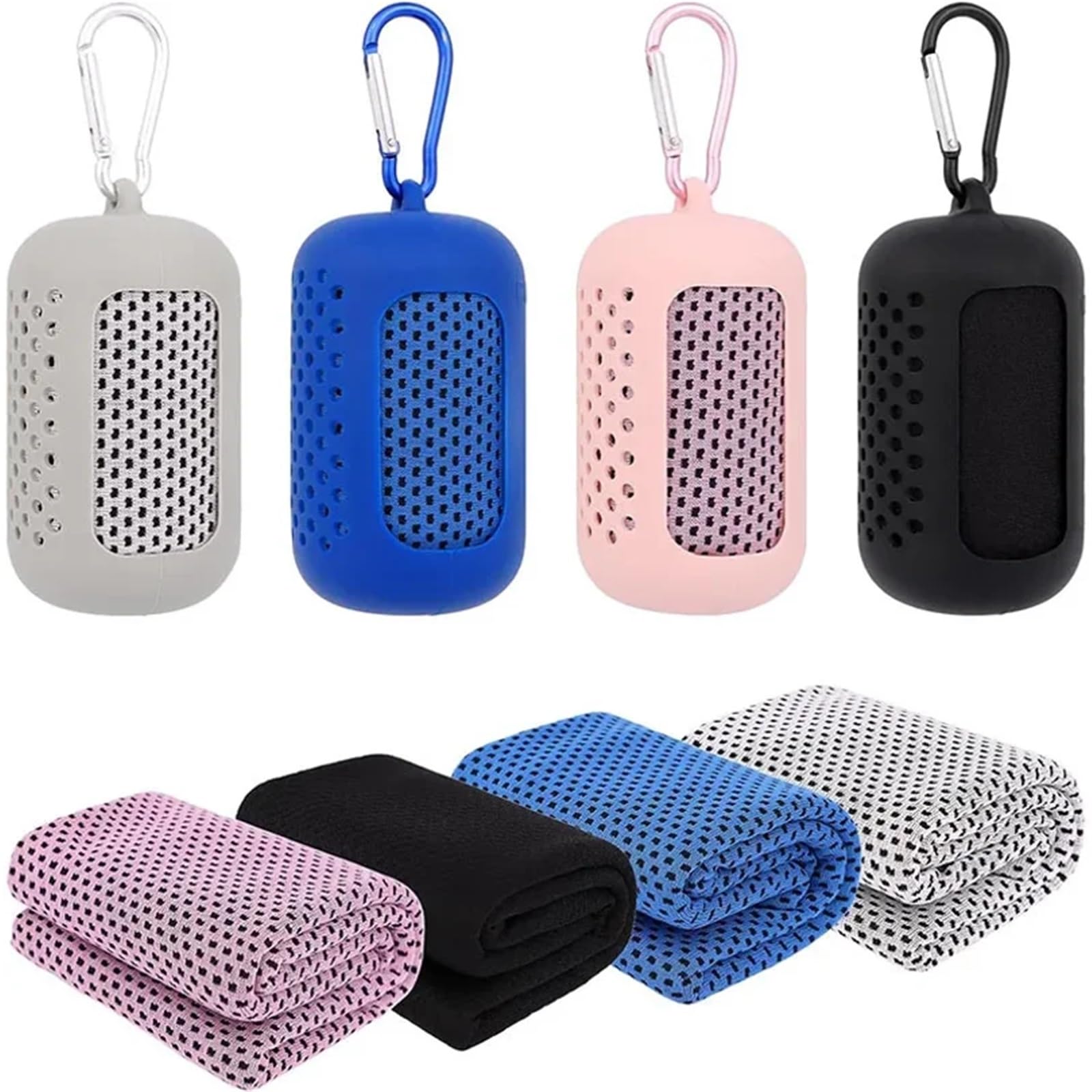 Toalla Refrigerante Toalla Deportiva refrescante de Microfibra, Toalla enfriamiento instantáneo for Gimnasio, natación, Yoga, Correr, 30 x 90 cm, Secado rápido, paño