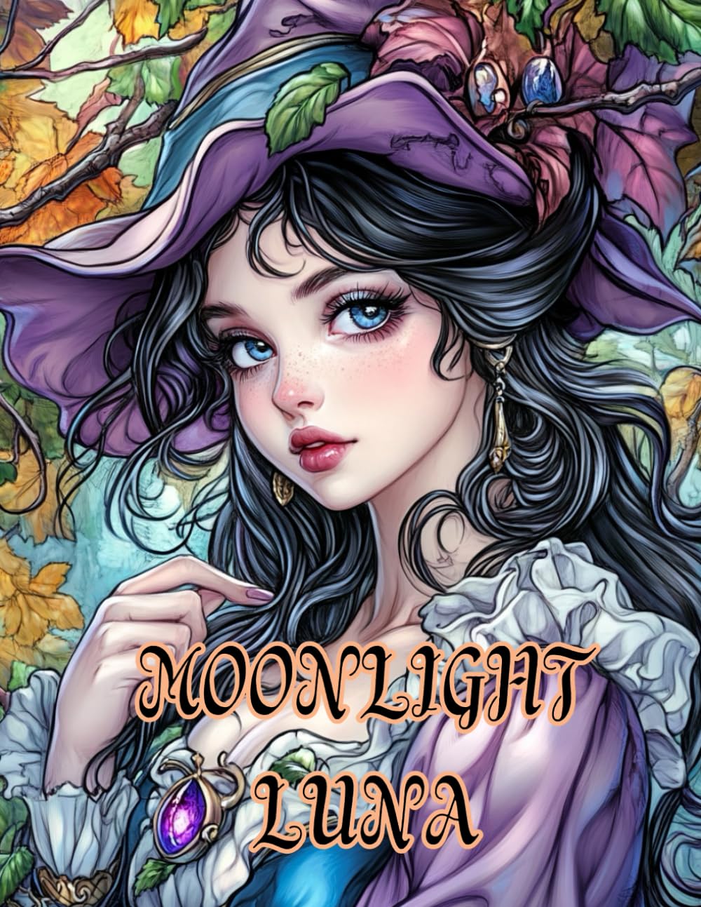 Moonlight Luna: A Bedtime Story and Colouring Book for Calm, Cozy Nights