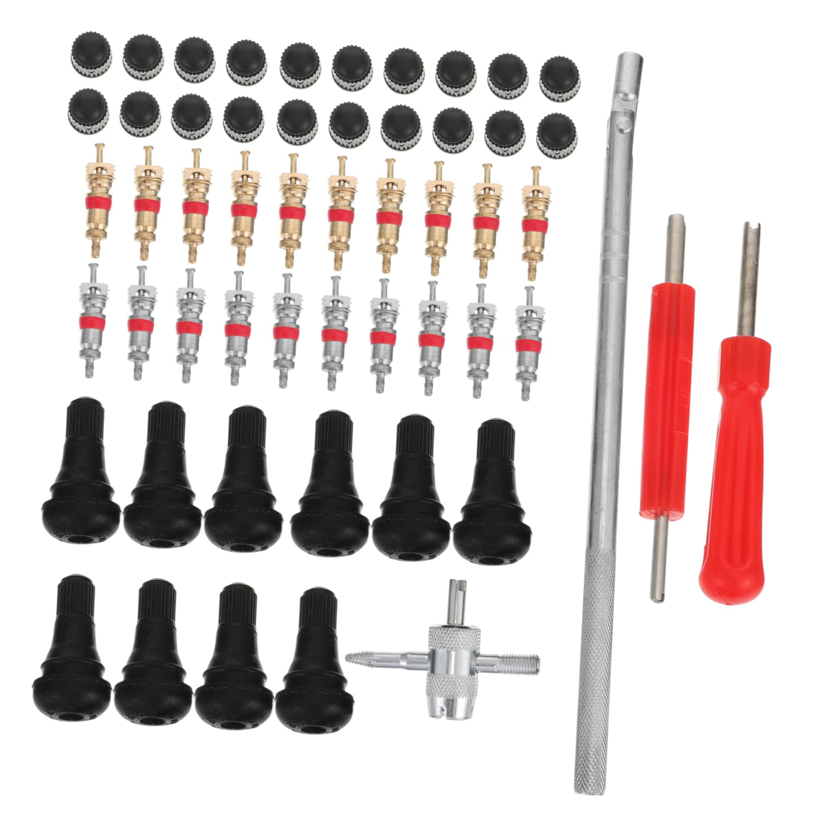 PRETYZOOM 1Set Tire Core Removal Tool Kit Durable Valve Stem Installation Accessories for Complete Tire Repair Tools for Efficient Snap Valve Replacement