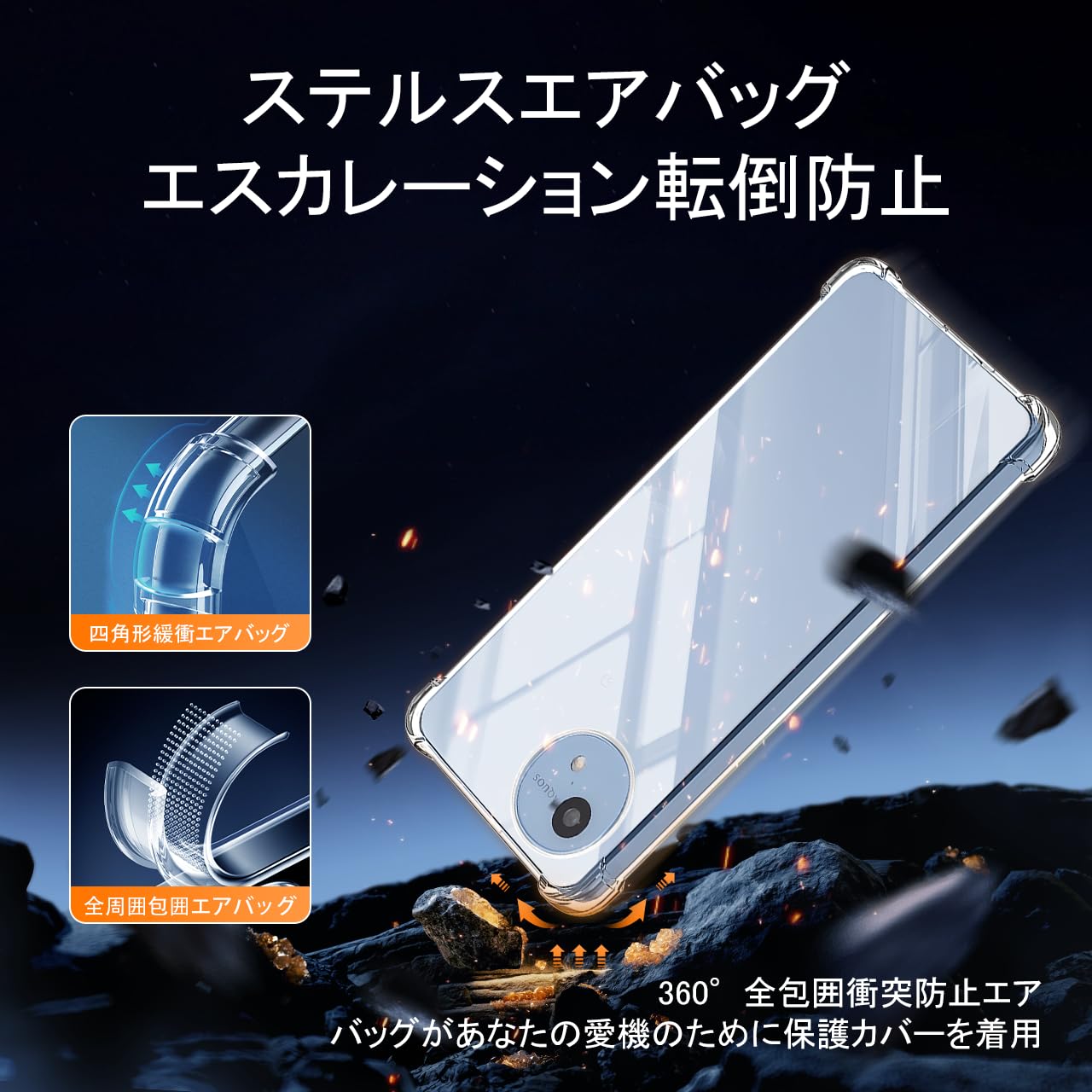 AQUOSwish5 + クリアケース（1日使用）+ ガラスフィルム（未開封） Amazon.co.jp: 対応 Aquos wish 5 ケース クリア 黄変防止 + Aquos