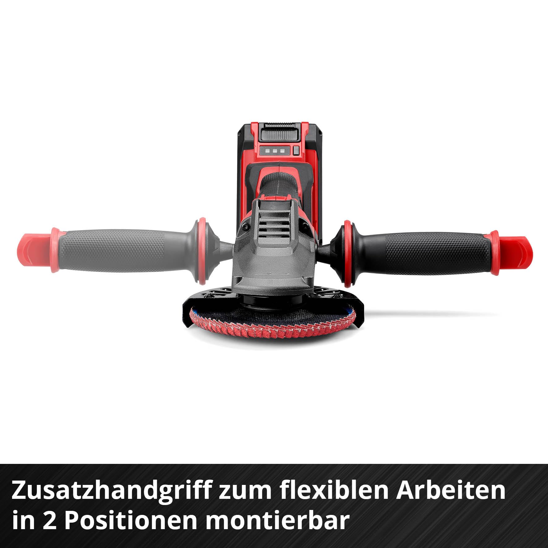 Einhell Professional Amoladora angular de cabeza plana con batería TP-AG 18/125 F Li BL-Solo Power X-Change (18 V, 700W, Ø125mm, 33 mm de profundidad de corte, incl. accesorios, sin batería)