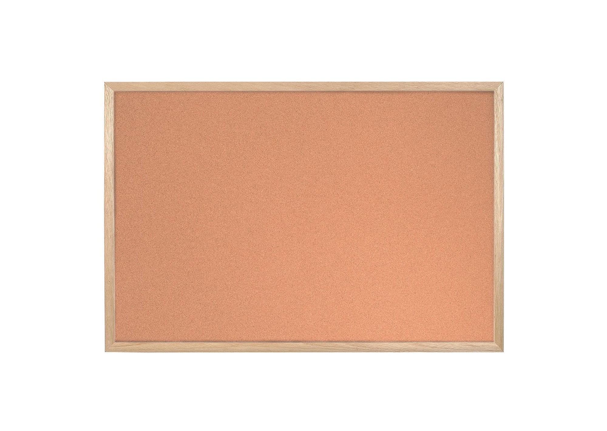 MasterVision Cork Push Pin Bulletin Board, 12" x 18", Pine Wood Frame, Wall Mount Kit Included (MC180012010)