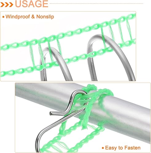 Miniatura 8 de uxcell Tendedero portátil, de nailon de 26.24 pies, resistente al viento, antideslizante, cuerda de lavado para patio, viajes al aire libre,