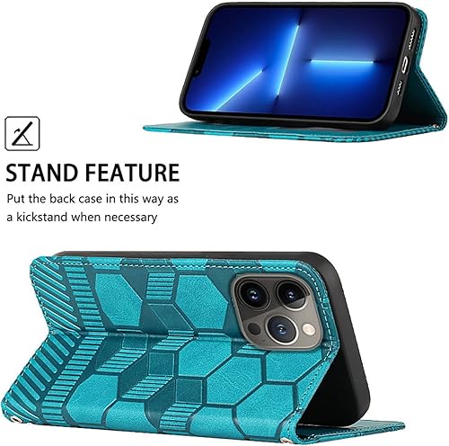 Miniatura 4 de ZiEuooo Funda de piel con cierre magnético y tapa para iPhone 13, 14, 12, 11 Pro Max Mini SE 8 7, cubierta trasera, tarjetero (11 Pro Max, bronceado)