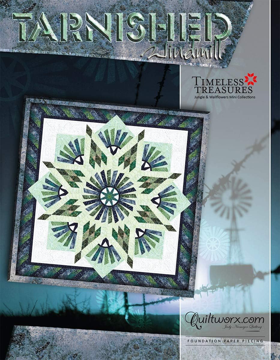 Tarnished Windmill n2018 Quilt Pattern by Judy Niemeyer