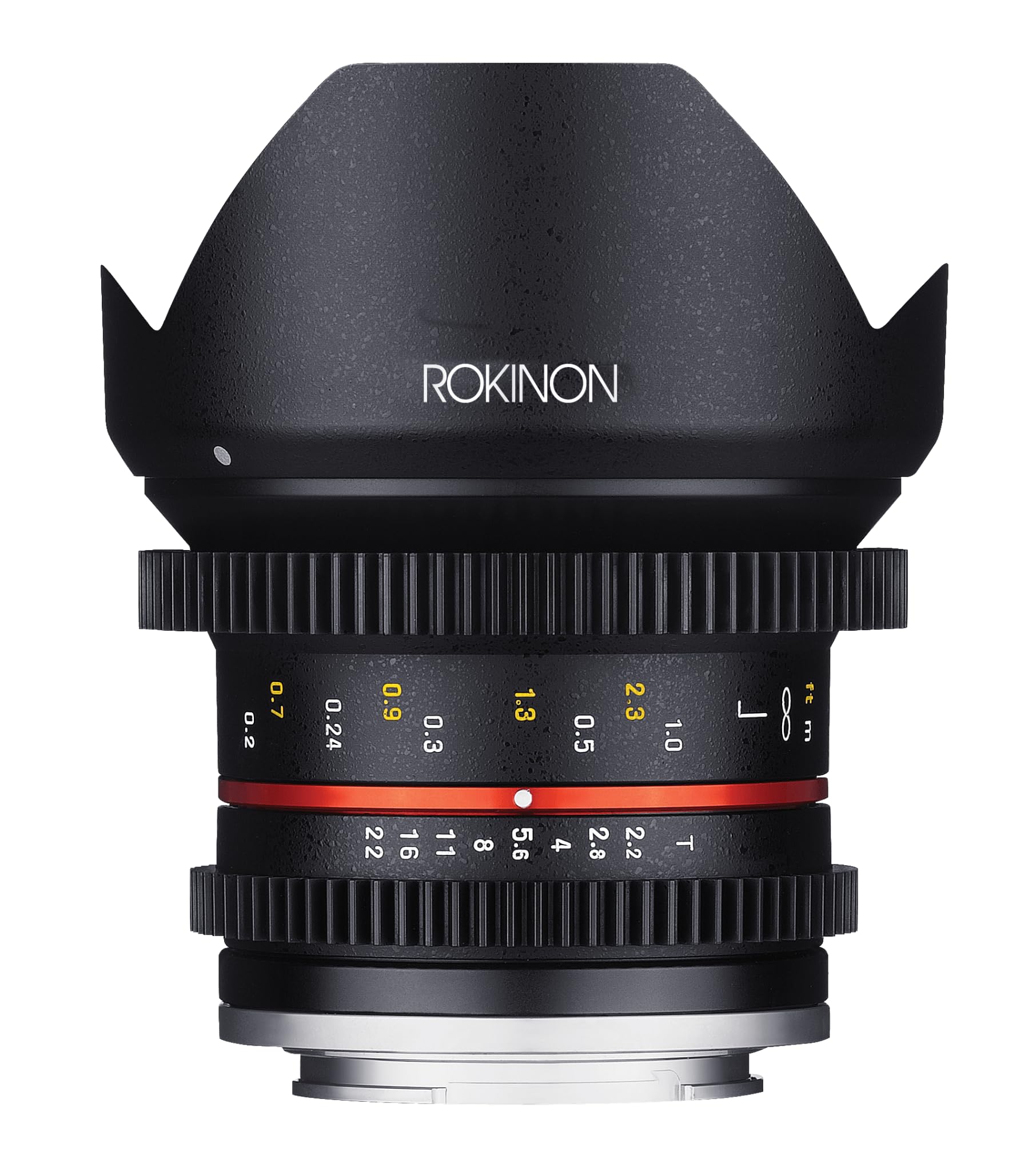 Rokinon Cine cv12 m-mft 12 mm T2.2 Cine sabit objektif, Olympus/Panasonic Micro 4/3 kameralar için
