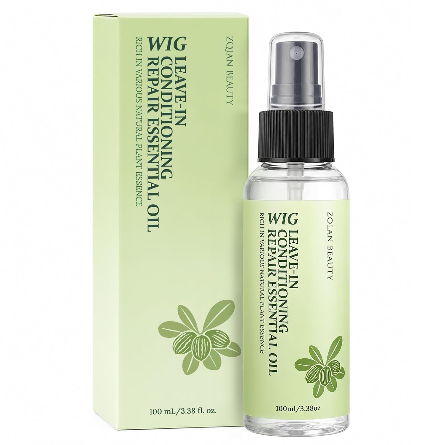 Wig Oil Spray for Human Hair, Wig Leave in Conditioner Detangler Spray