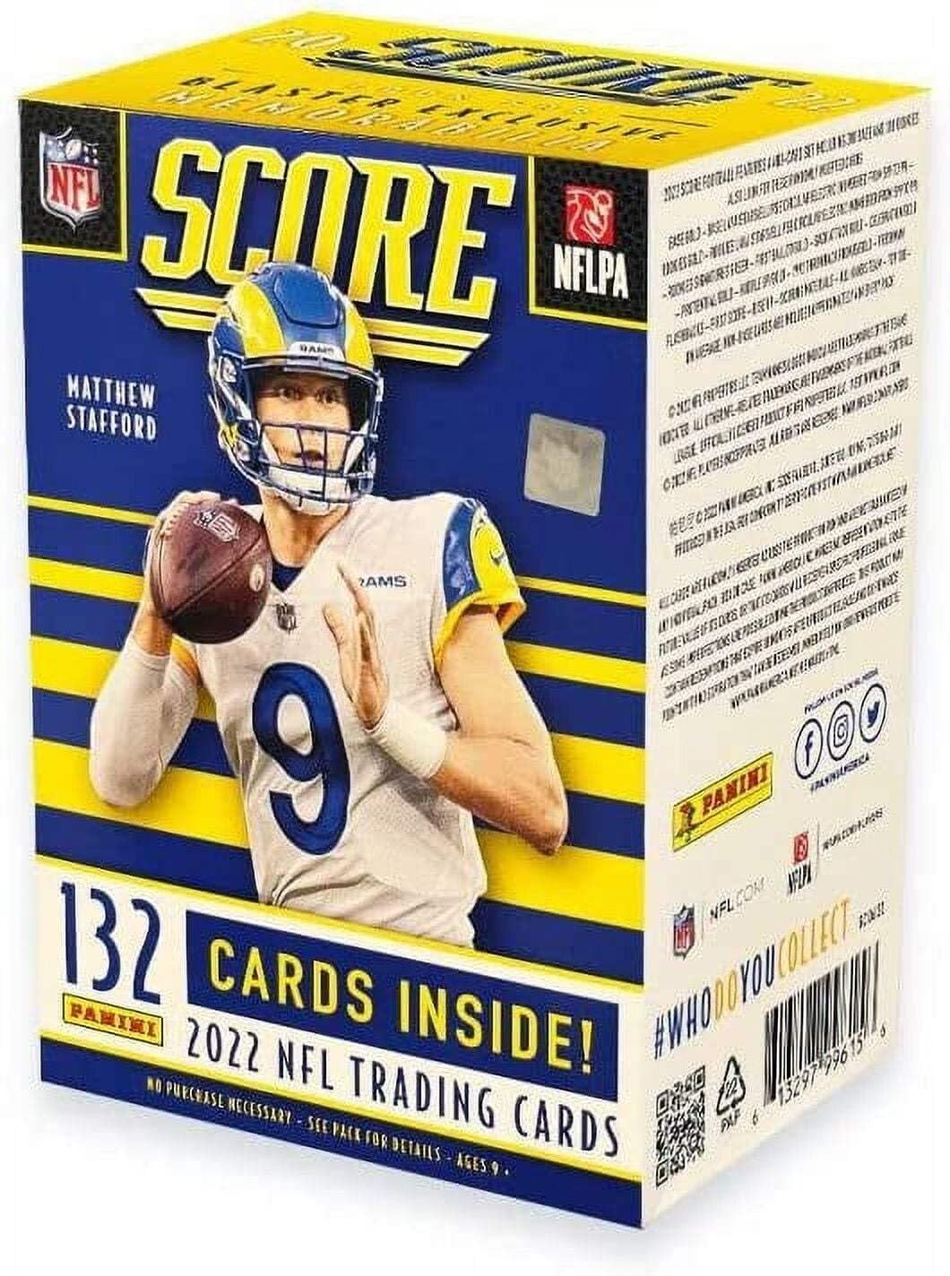 2022 Panini Score Football Trading Card Blaster Box (132 Cards)