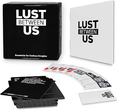 Lust Between Us - Couples Game for Adults - 256 Inclusive Conversation Cards with a Secret Voting Twist for Memorable Date Nights and Valentines Day to Spice Relationships Up