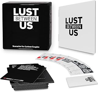 Lust Between Us - Spicy Couples Game for Romantic Date Nights: 256 Inclusive Scenarios with Secret Vote to Build Trust, Intimacy & Conversation