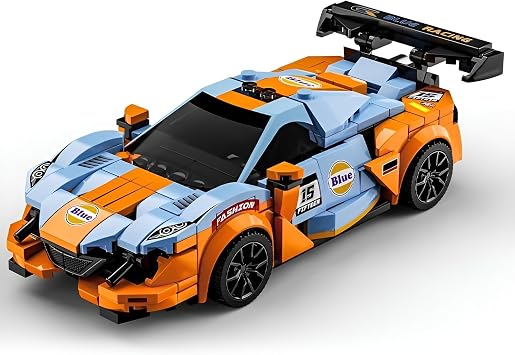 Technik Sports Car Building Set for Adult, Speed  Champion Racing Building Kits, GT3 Supercar Toys Home Office Decoration, Gifts for Sports Car Enthusiasts and Kids, 301 PCS