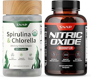 Snap Supplements Spirulina & Chlorella Nitric Oxide Booster