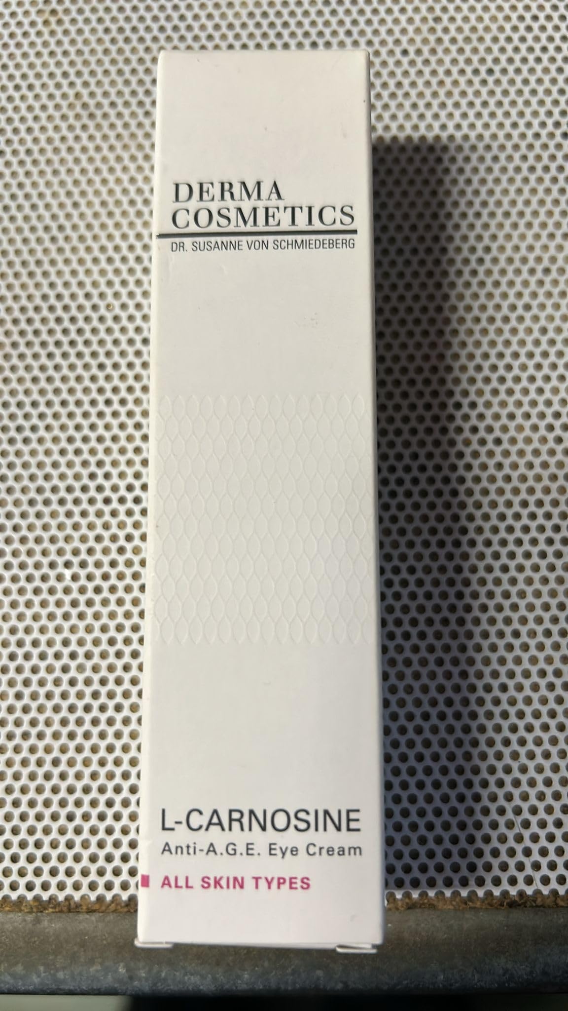 Dr. Susanne von Schmiedeberg L-Carnosine Anti-A.G.E. Eye Cream – Anti-Aging Pflege für die Augenpartie – 1 x 15 ml