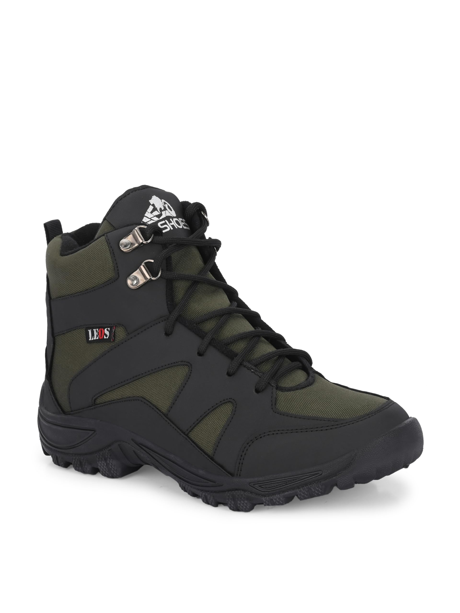 Leo Men's Waterproof Non-Slip Lightweight Outdoor Mid Top Ankle Boots For Men Boots For Men-image-4
