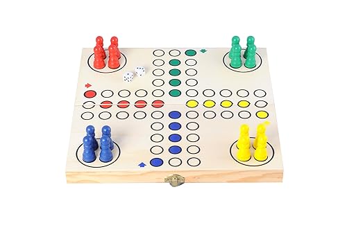 Engelhart - Jeu de petits Chevaux en bois aux couleurs
