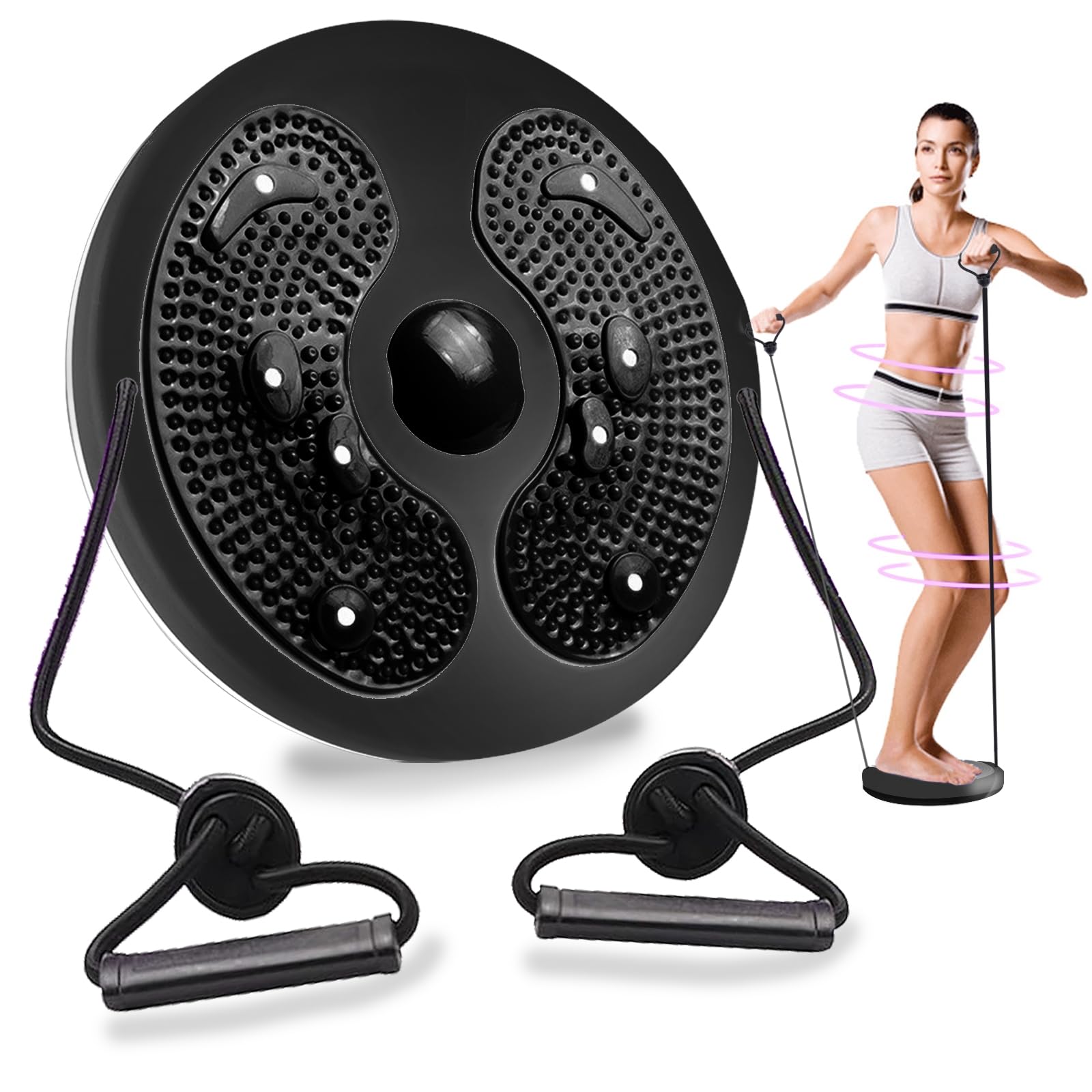 Disco Per Twisting Vita DONGTATA - Attrezzo Per Dimagrimento E Tonificazione Con Massaggio Piedi - Foto 5