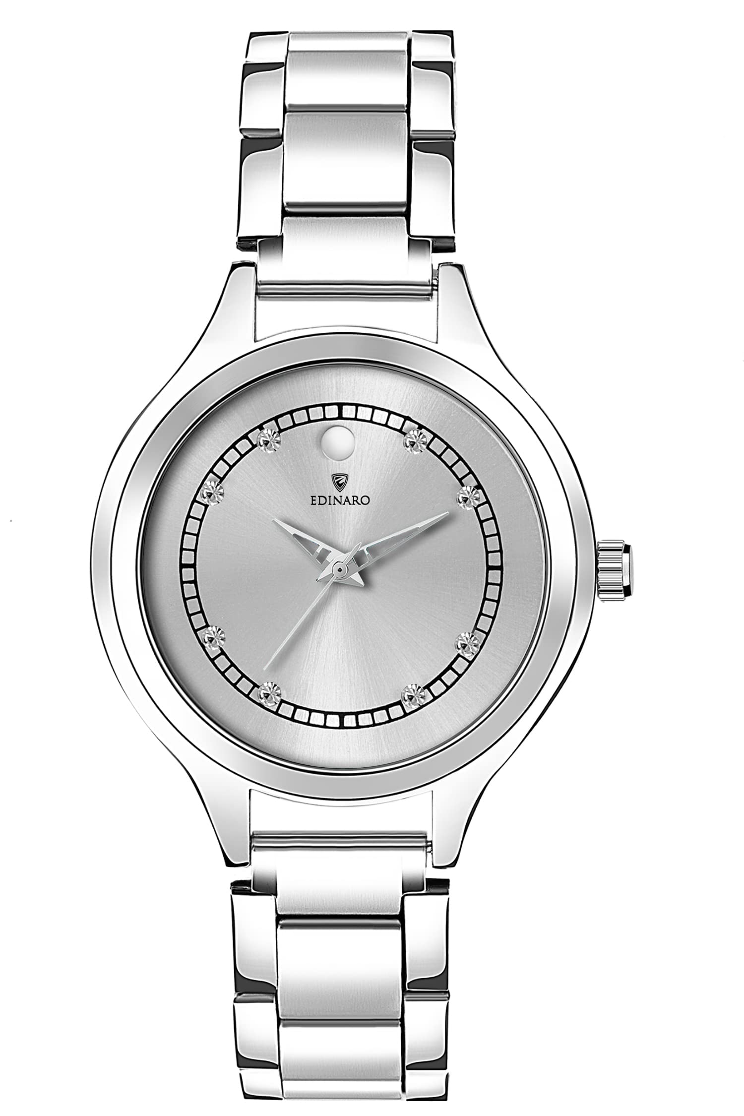 See full amazon price history chart for EDINARO Watches for Women Fashion Studded Dial & Silver Trendy Elegant Bracelet Analog Watch - for Women and Girls EDINARO Watches for Women Fashion Studded Dial & Silver Trendy Elegant Bracelet Analog Watch - for Women and Girls (B0BB7KH55Z) Amazon Price History, Amazon Price Tracker