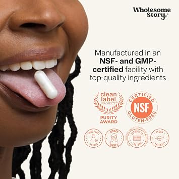 Wholesome Story Myo-Inositol Supplement | Inositol Powder Capsules | Myoinositol | 2000mg Per Serving | 500mg Per Capsule | Male and Female Fertility Supplement | Vitamin B8 | 120 Capsules