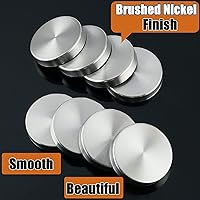 Vista 3 de Alise Tapones para tornillos, tornillos decorativos para espejo, clavos de tapa de 1 pulgada de diámetro, SUS 304 de acero inoxidable