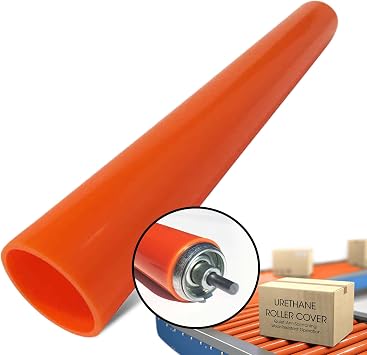 Ultimation Industries Urethane Conveyor Roller Covers Polyurethane Cover for Heavy Duty Gravity Rollers, Wear-Resistant, Anti-Scratching, Quieter Operation 1.9" Diameter x .125" x 5 Long