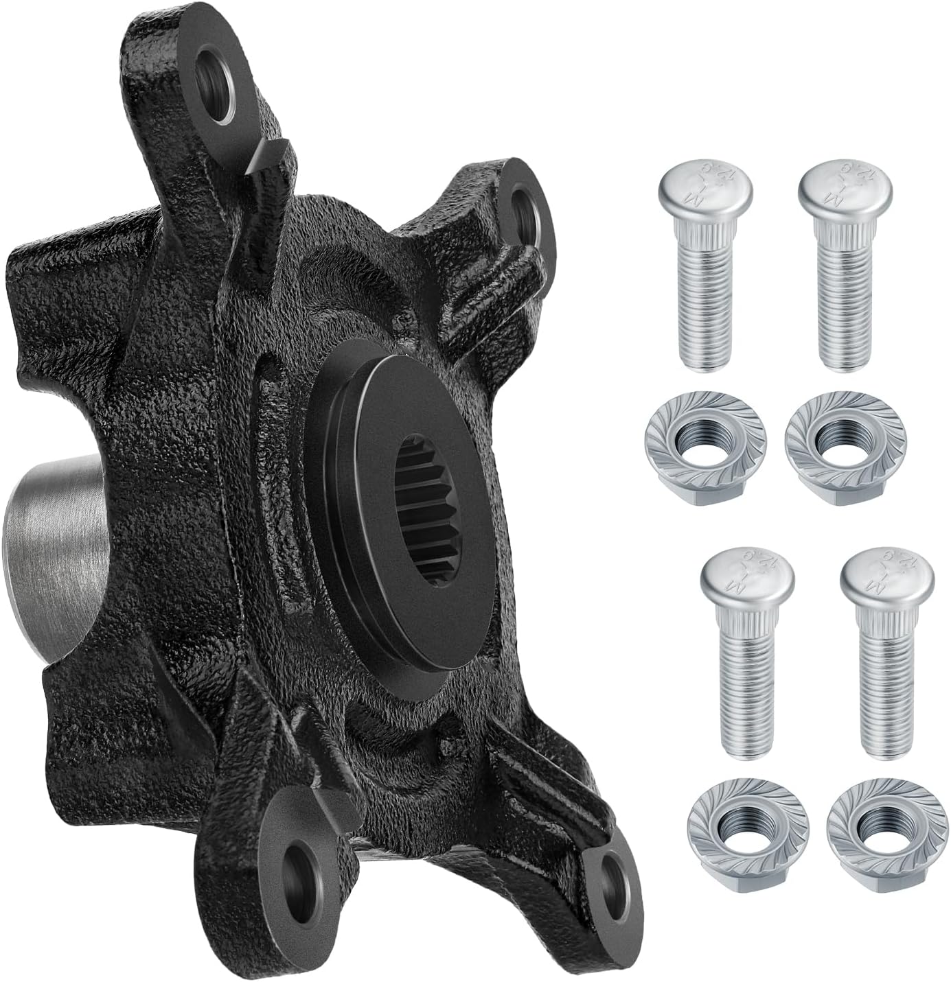 Front Wheel Hub & Studs for Polaris Ranger 500 570 2017-2024 Ranger EV 2017-2022 PRO-XD-Mid-Size 5140380 5142568 5143618 7518378