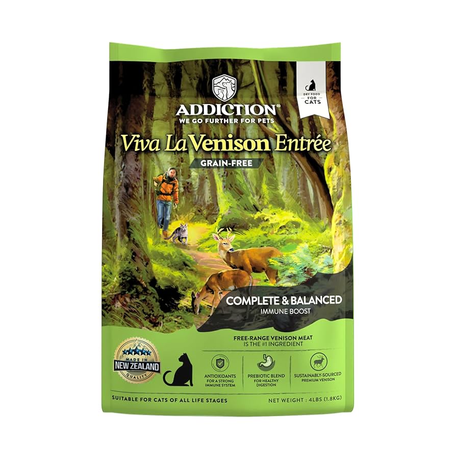 アディクション　Viva La Venison ドッグフード 9kg Amazon.com : Addiction Viva Venison Grain-Free Dry Cat Food