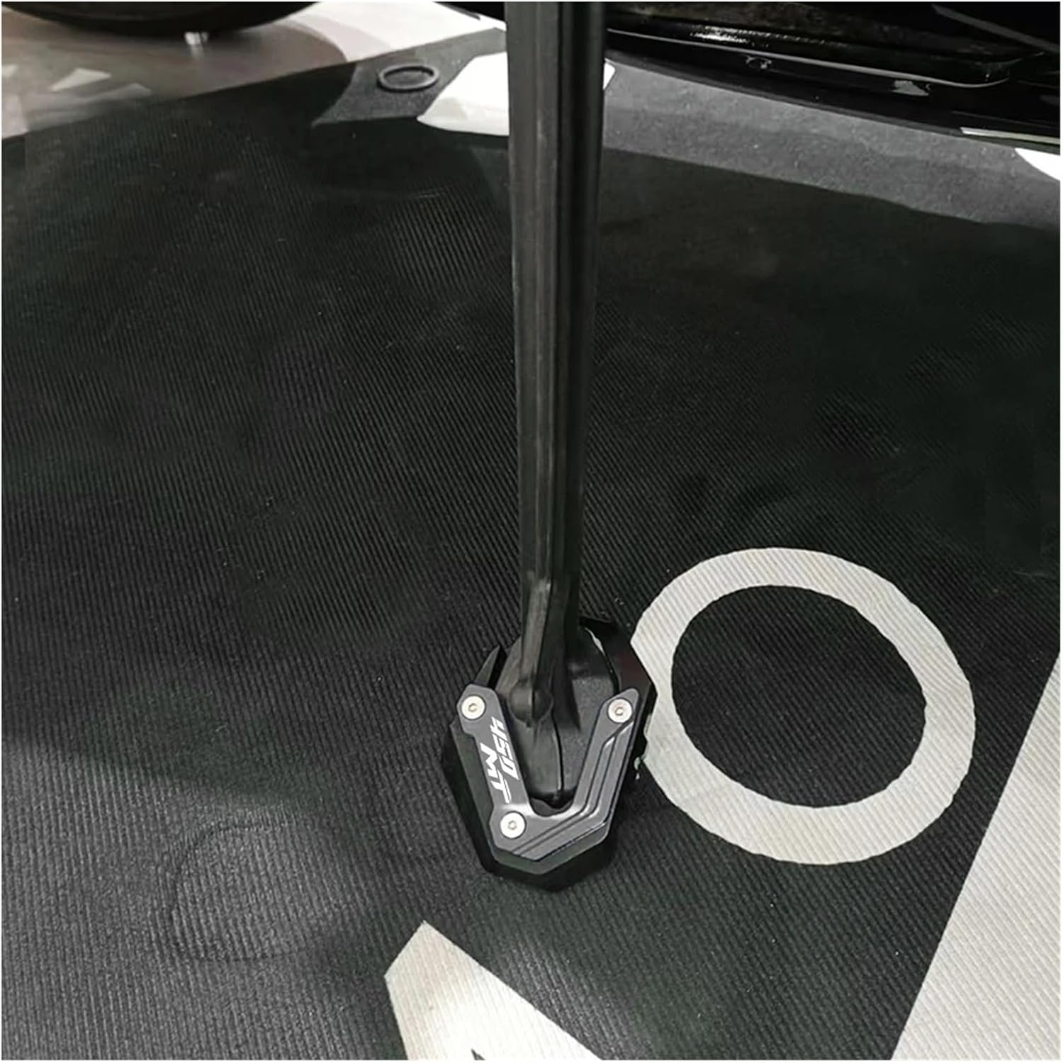 Motorcycle Kickstand Enlarge Plate For CF&MOTO 450MT CF 450 2024 2025 Aluminum Motorcycle Side Stand Kickstand Enlarged Plate Foot Pad Accessories