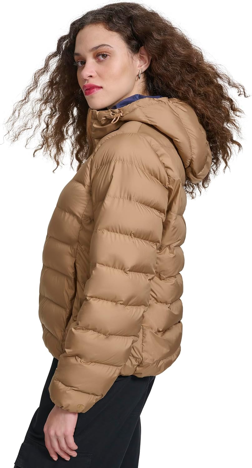 Champion womens Quilted Coat Packable Puffer Jacket With Hood - Image 4