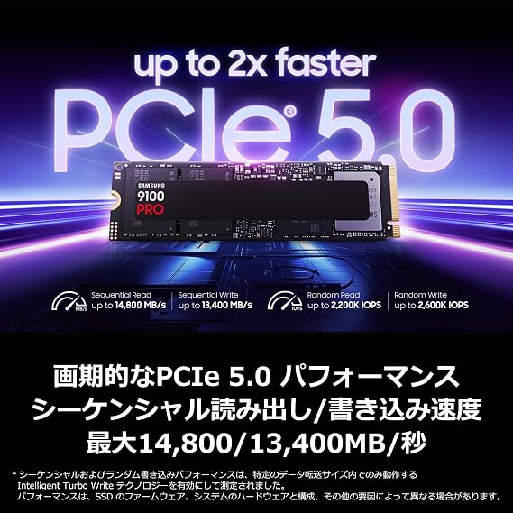 Samsung 9100 PRO 2TB PCIe Gen 5.0 14,700MB/s NVMe M.2 2280 Internal SSD MZ-VAP2T0B-IT/EC Domestic Certified + Acer 23.8 Full HD 144Hz 1ms VRB IPS Matte sRGB 99% AMD FreeSync Black Boo