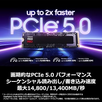 Samsung 9100 PRO 2TB PCIe Gen 5.0 14,700MB/s NVMe M.2 2280 Internal SSD MZ-VAP2T0B-IT/EC Domestic Certified + Acer 23.8 Full HD 144Hz 1ms VRB IPS Matte sRGB 99% AMD FreeSync Black Boo
