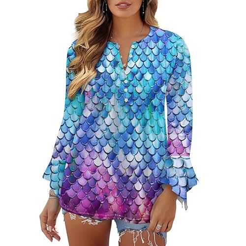 Women's Long Sleeve Button Down T-Shirt Athletic Blouse Breathable Slim