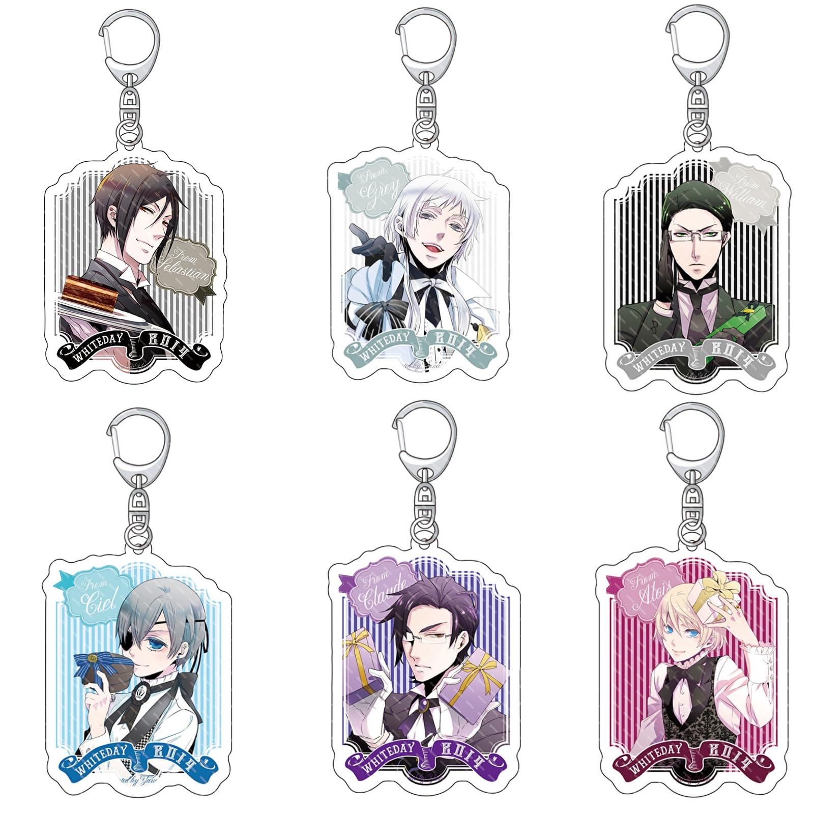 Amazon.co.jp: シエル セバスチャン アクリル キーホルダー 非公式