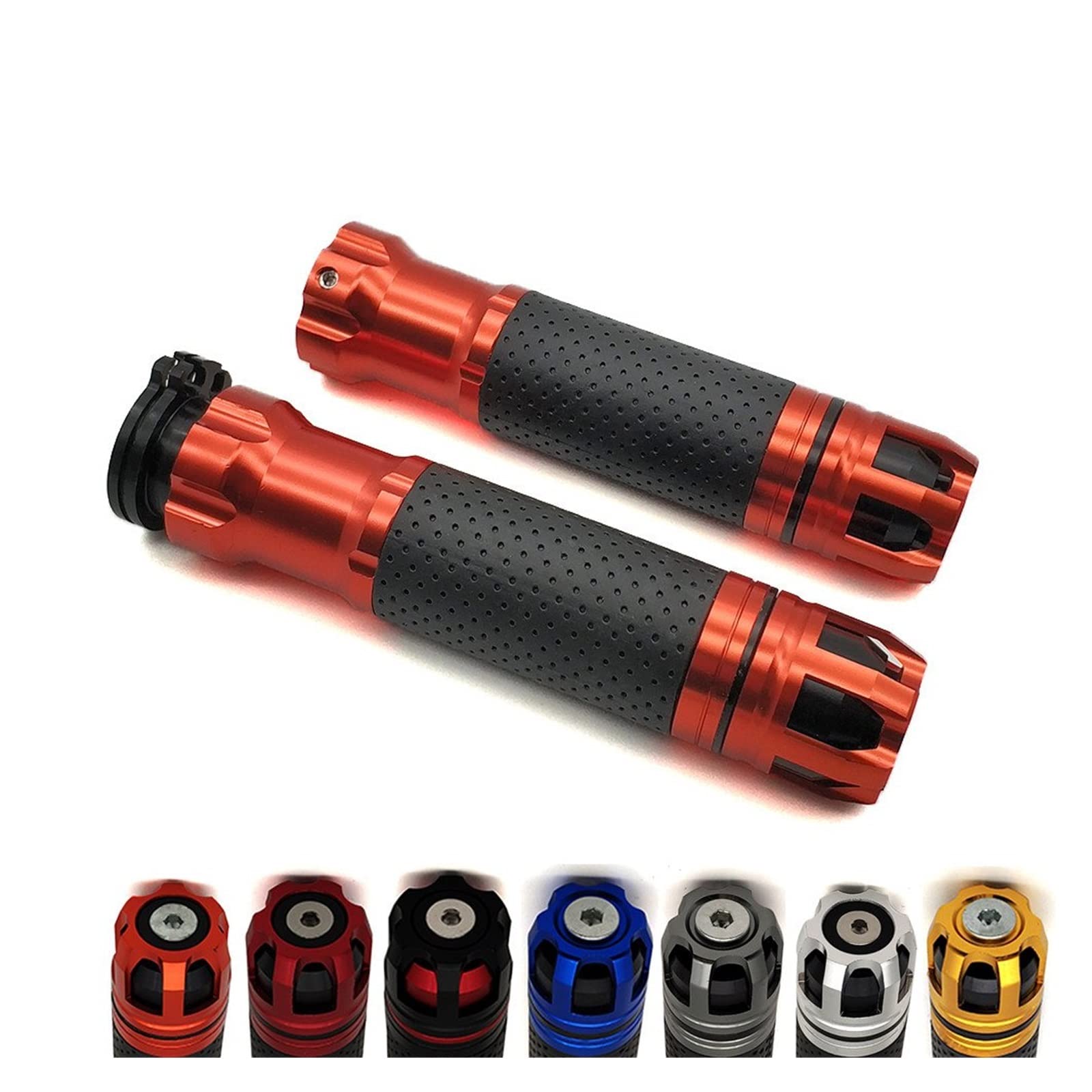 CNC in Alluminio 7/8 "Manubrio del Motociclo Manopole Bar Moto Manopole del Manubrio per Kawasaki Z900 Z650 Z800 Ninja 250 300R 300 Z250 Z300 250R(Titanium)